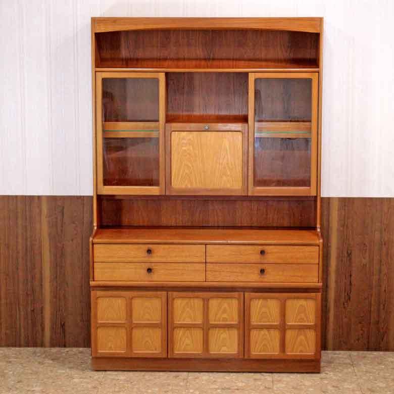 キャビネット ネイサン カップボード イギリス チーク 完成品 NATHAN 
