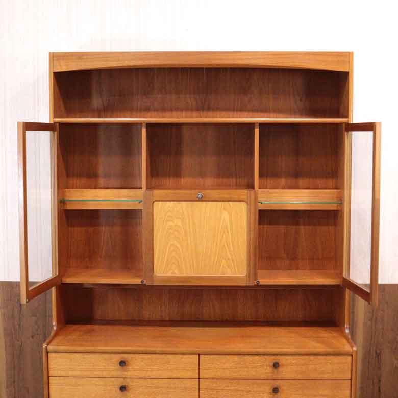 キャビネット ネイサン カップボード イギリス チーク 完成品 NATHAN 