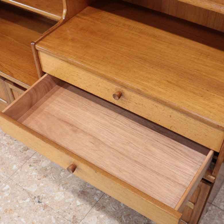 キャビネット ネイサン カップボード イギリス チーク 完成品 NATHAN
