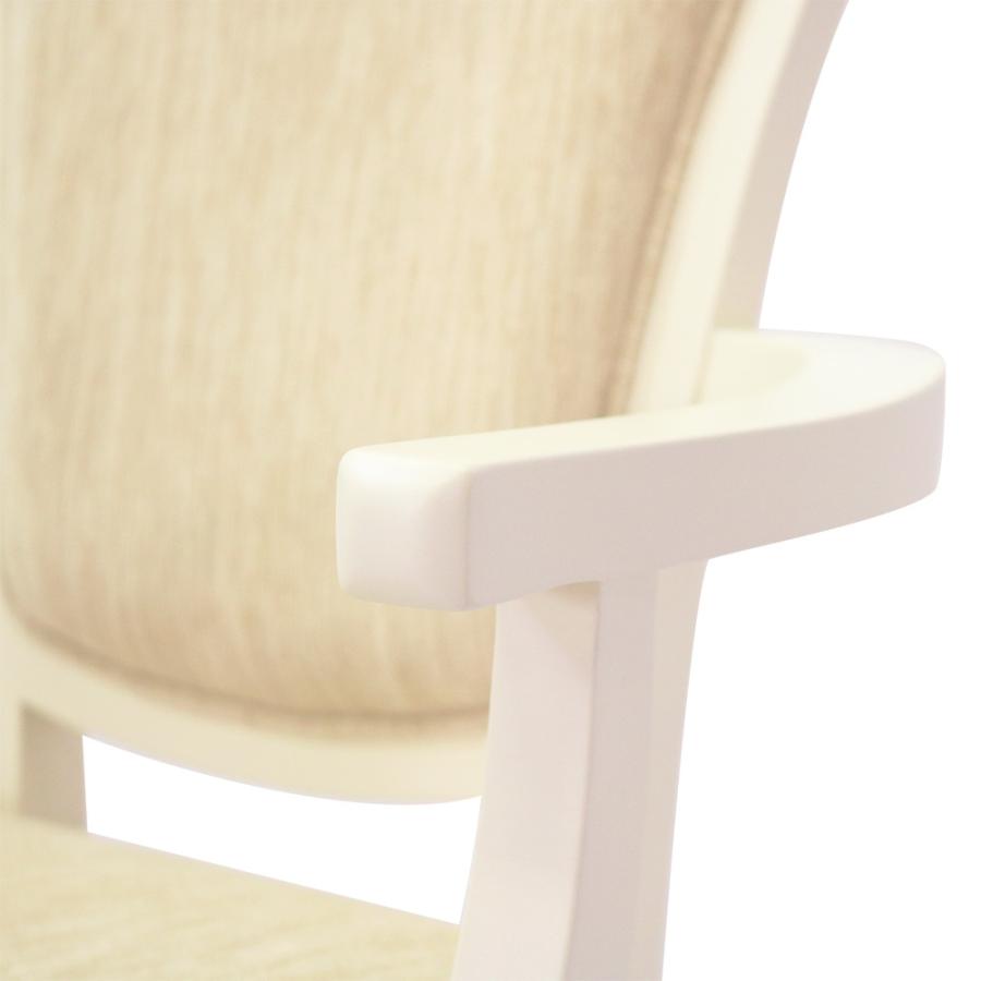 東海家具工業 ダイニングチェア ホワイト 東海家具 アームチェア 木製