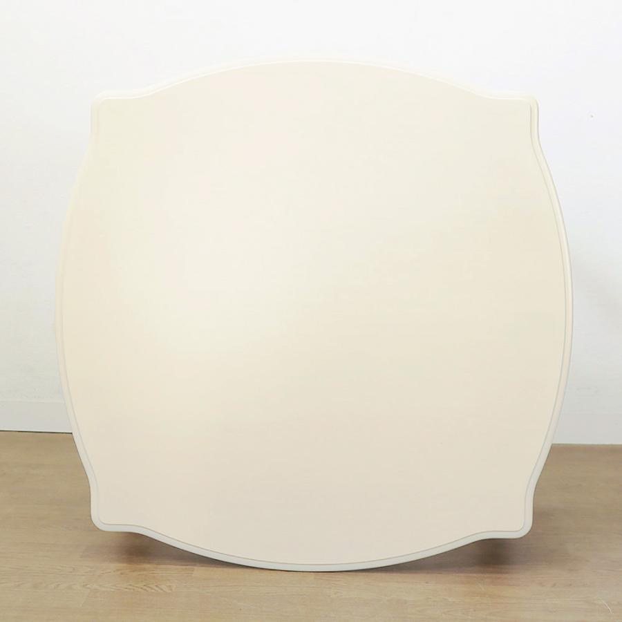 東海家具工業 ダイニングテーブル 2人用 白 85cm アンティークホワイト