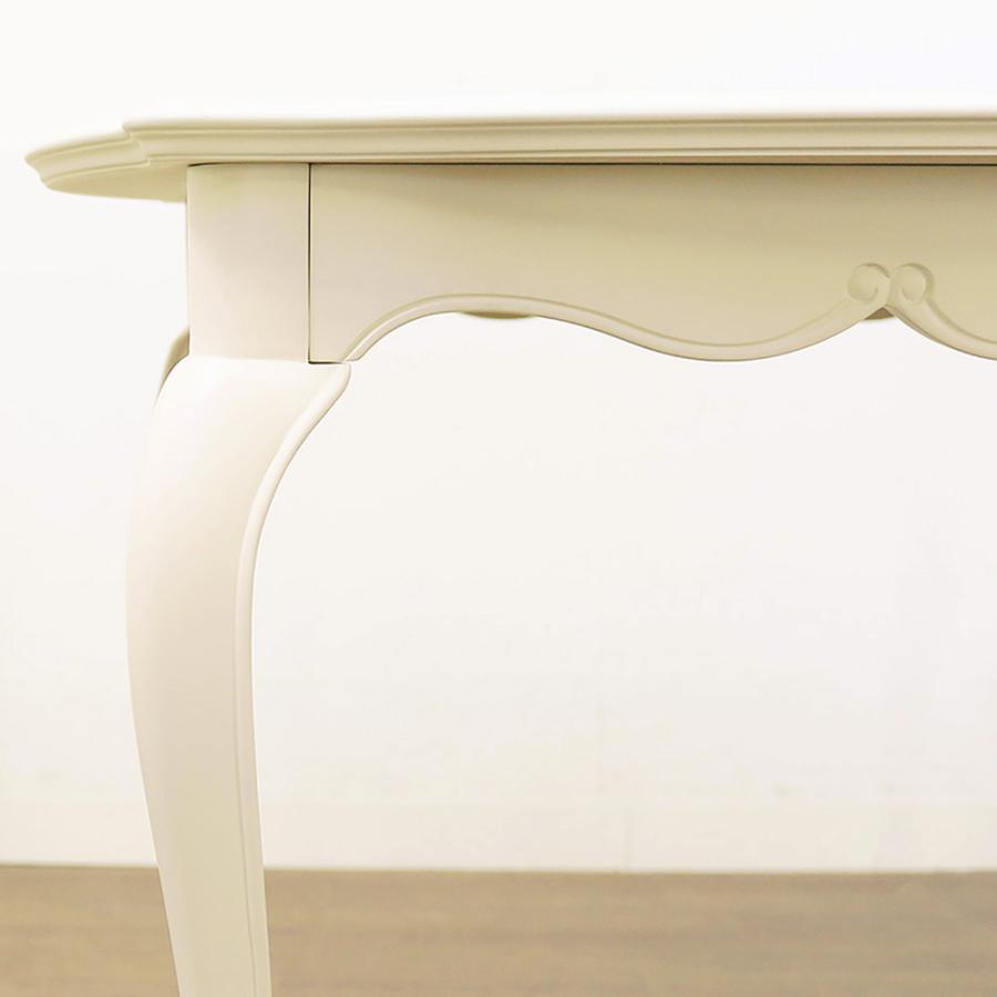 東海家具工業 ダイニングテーブル 2人用 白 85cm アンティーク 東海家具工業 ダイニングテーブル 2人用 白 85cm アンティーク