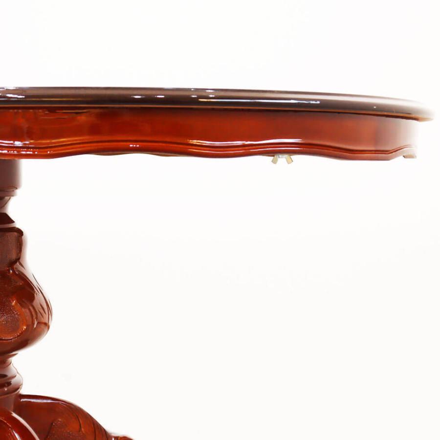 イタリア ダイニングテーブル 200cm 楕円形 象嵌 アッティカ 木製