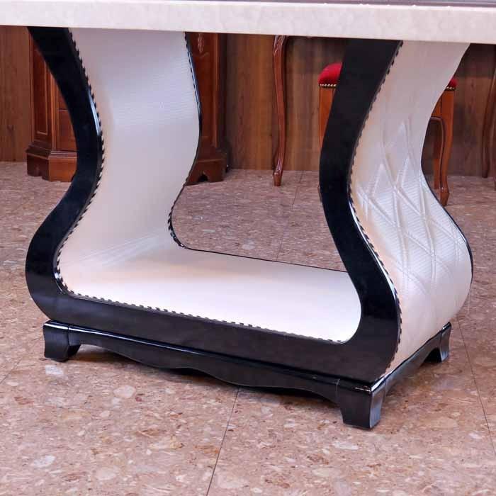 大理石 ダイニングテーブルセット 5点セット 180cm 長方形 4人用