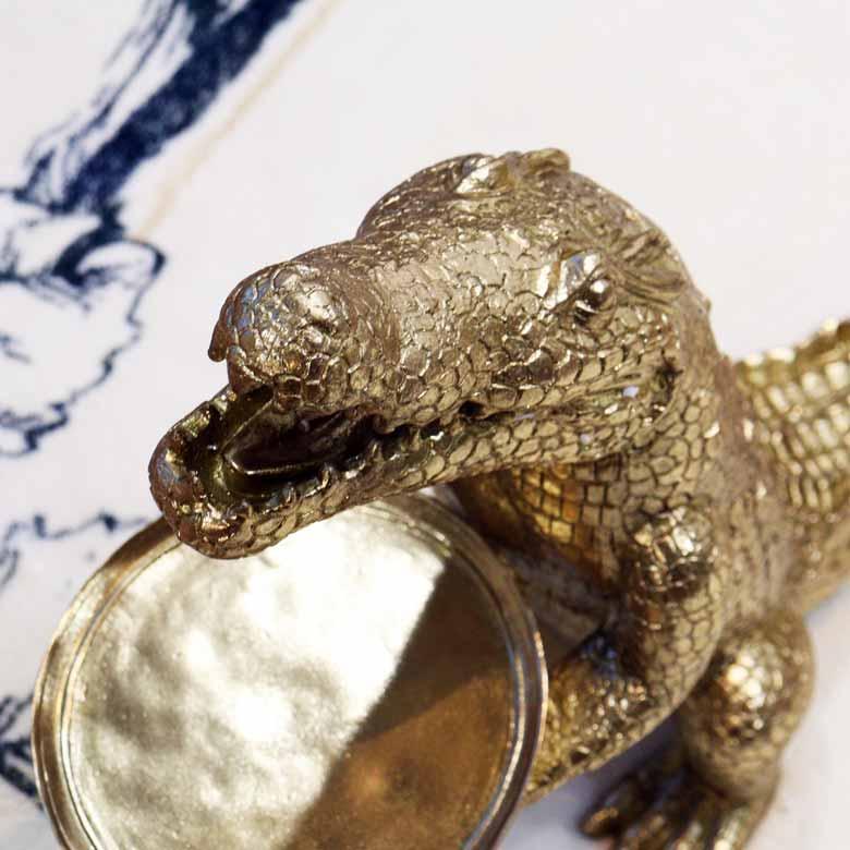 ワニバトラー オブジェ ゴールド ラグジュアリーオブジェ ワニ ワニバトラー オブジェ ゴールド ラグジュアリーオブジェ ワニ