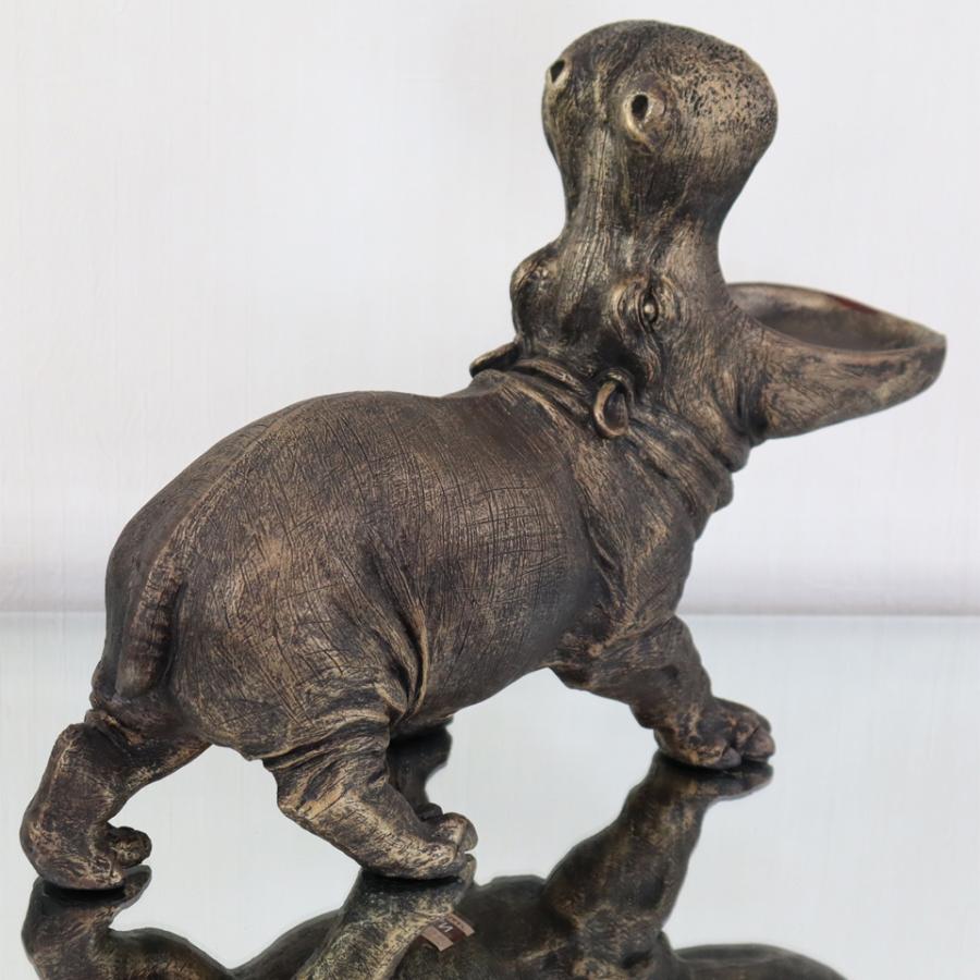 カバ　河馬　金属　彫像　オブジェ　置物　インテリア　工芸品　美術品　A1298 カバ 河馬 金属 彫像 オブジェ 置物 インテリア 工芸品 美術品 A1298