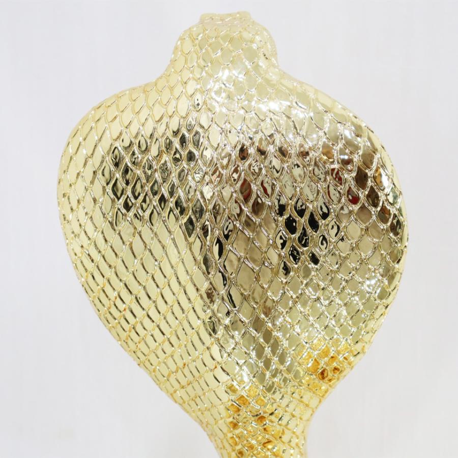 キングコブラ オブジェ 置物 ゴールド オーナメント インテリア 輸入