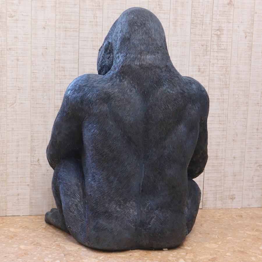 ゴリラ 91cm ブラック オブジェ 特大 置物 コング オーナメント ゴリラ 91cm ブラック オブジェ 特大 置物 コング オーナメント