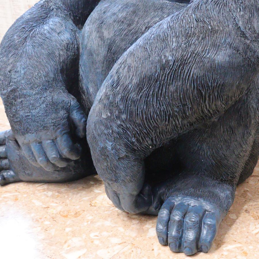 ゴリラ 91cm ブラック オブジェ 特大 置物 コング オーナメント ゴリラ 91cm ブラック オブジェ 特大 置物 コング オーナメント