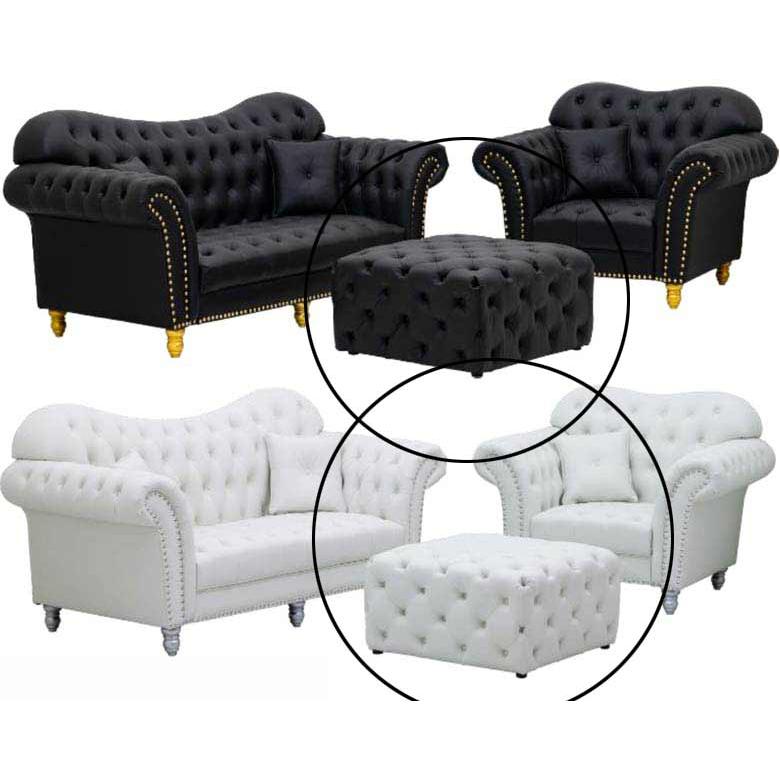 オットマン 1人がけ ファントムレザー 合皮 応接室用 応接セット
