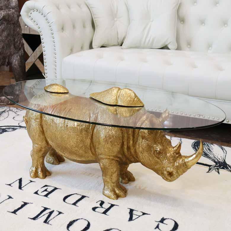 アンティーク家具　アンティーク　ガラステーブル　美品　ミラー　ゴールド　テーブル ガラステーブル 100cm 楕円 ゴールド アニマルテーブル サイ