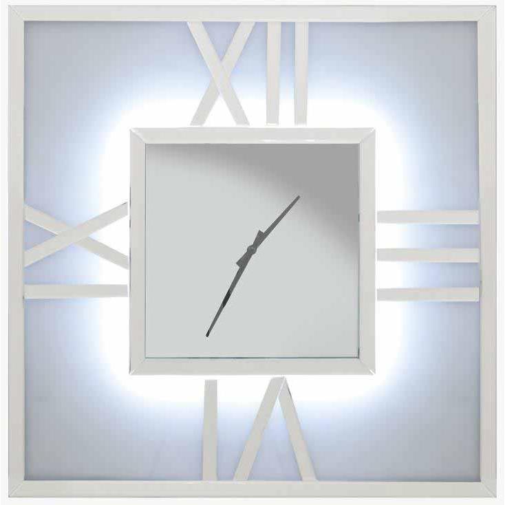 ミラー家具 掛け時計 シルバー ウォールクロック A ミラー家具 掛け時計 シルバー ウォールクロック A 【公式通販】