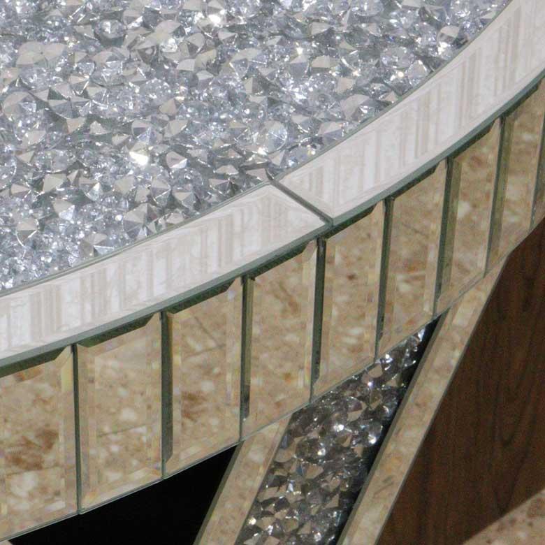 ミラー家具 コンソール ディスプレイスタンド 85cm デスク テーブル