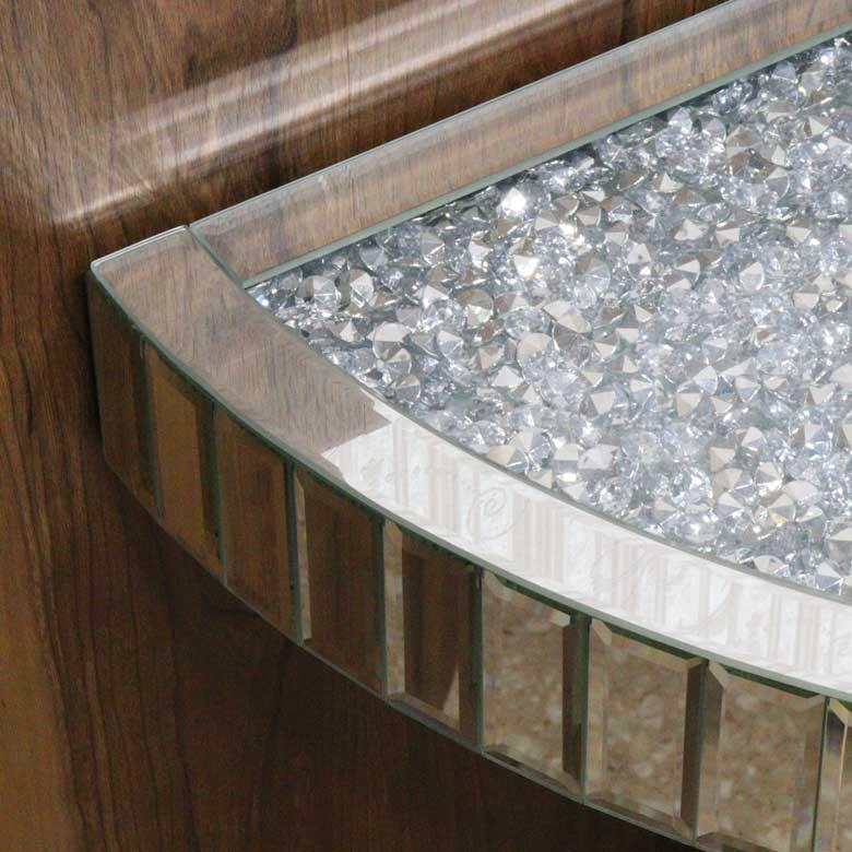 ミラー家具 コンソール ディスプレイスタンド 85cm デスク テーブル