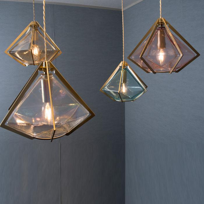 1灯 ペンダントライト Leon LED 照明 おしゃれ ガラス : インテリア