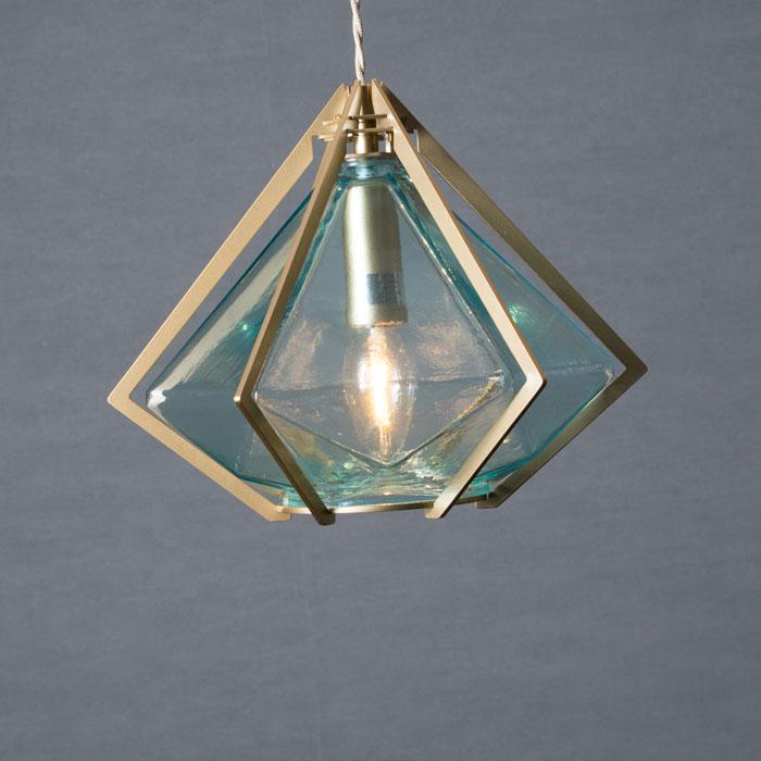 1灯 ペンダントライト Leon LED 照明 おしゃれ ガラス : インテリア