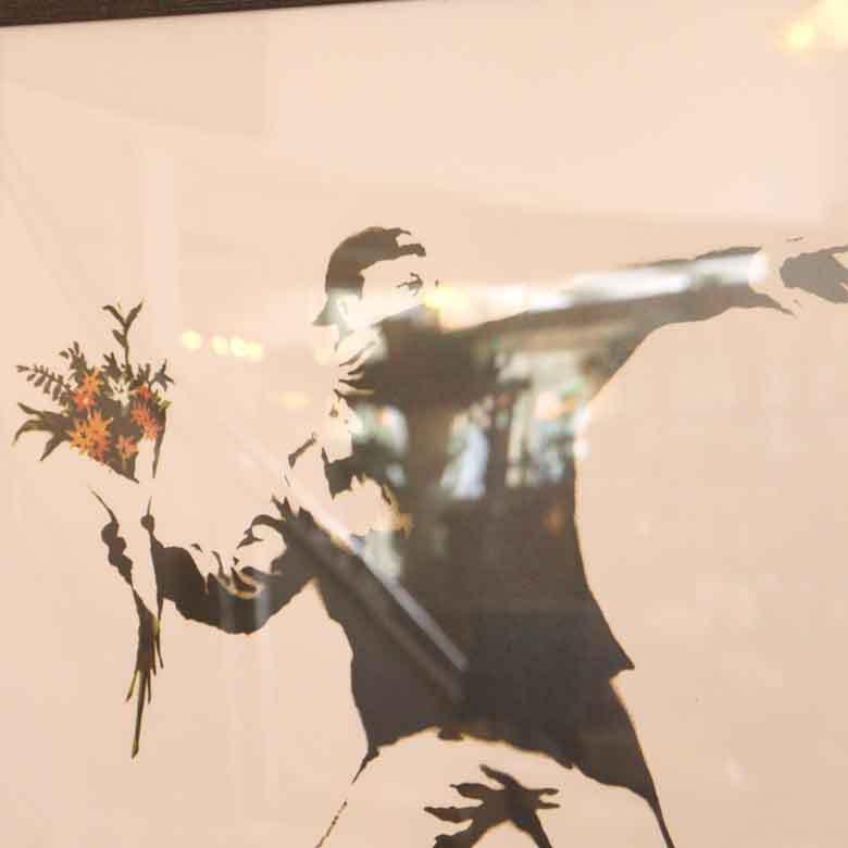 アートポスター バンクシー Molotov Banksy アートパネル 壁掛け