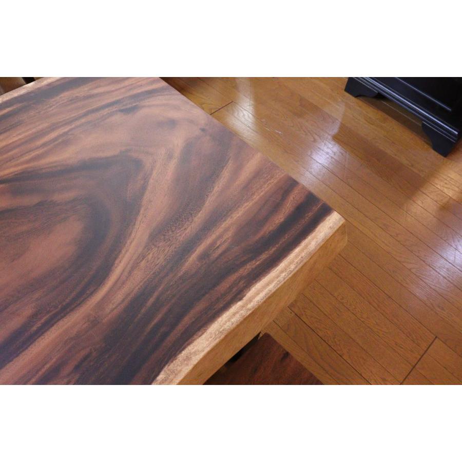 一枚板 テーブル ダイニングテーブル モンキーポッド 180cm 座卓 兼用