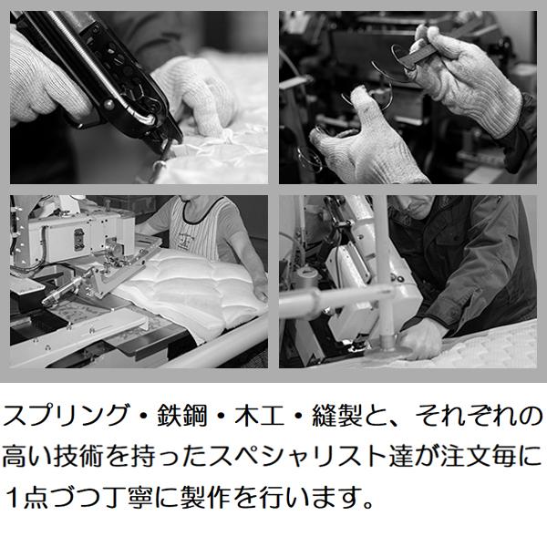 スプリングマットレス セミダブル ポケットコイル スプリング ベッドマットレス 日本製 東京スプリング スーパーストロング SUPER STRONG｜hokuo｜04