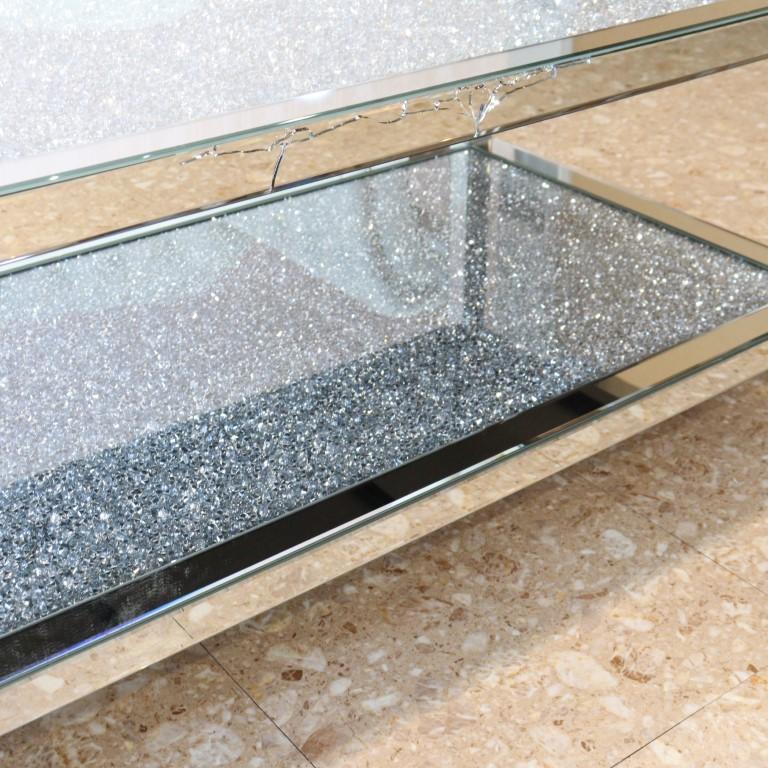 ミラー リビングテーブル 120cm 長方形 ローテブル 楽天市場】【送料無料】 センターテーブル モダン テーブル