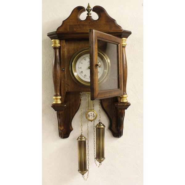 イタリア 壁掛け時計 カパーニ アンティークポプラ ウォールクロック