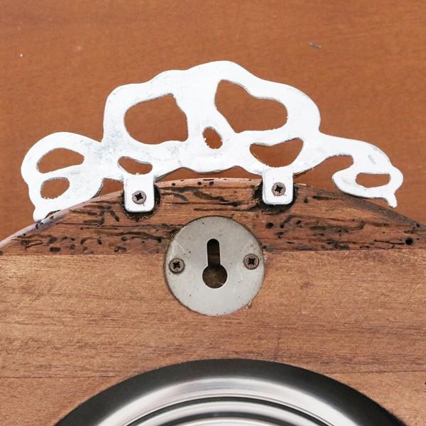 イタリア 壁掛け時計 カパーニ アンティークポプラ ウォールクロック