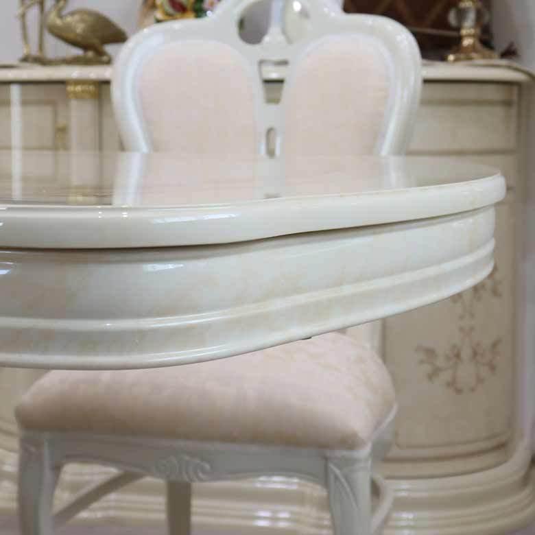 サルタレッリ アマルフィ 250cm ダイニングテーブル 7点セット 伸長式