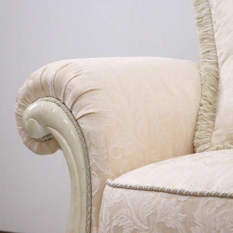 イタリア製 ゴールドソファ 2人掛け イタリア製 ゴールドソファ 2人掛け