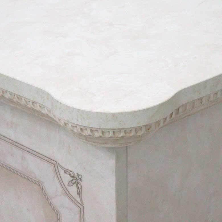 サルタレッリ アマルフィ ワイドチェスト アイボリー 6段 6引出 ダブル