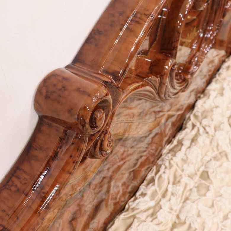 サルタレッリ アマルフィ クイーンベッドフレーム ウォールナット