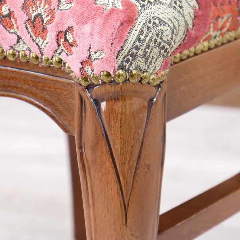 イタリア ダイニングチェア ピンク・金華山 木製 完成品 イス イタリア ダイニングチェア ピンク・金華山 木製 完成品 イス