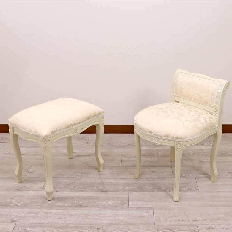 2022最新のスタイル イタリア スツール ストライプ オットマン ピンク