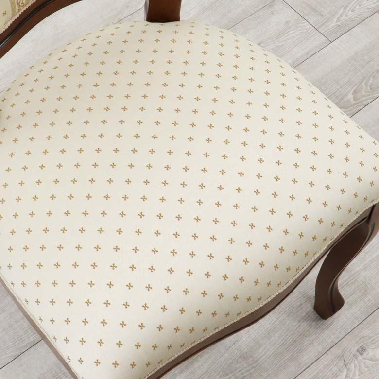 イタリア ダイニングチェア 猫脚 ベージュ 完成品 イス イタリア ダイニングチェア 猫脚 ベージュ 完成品 イス