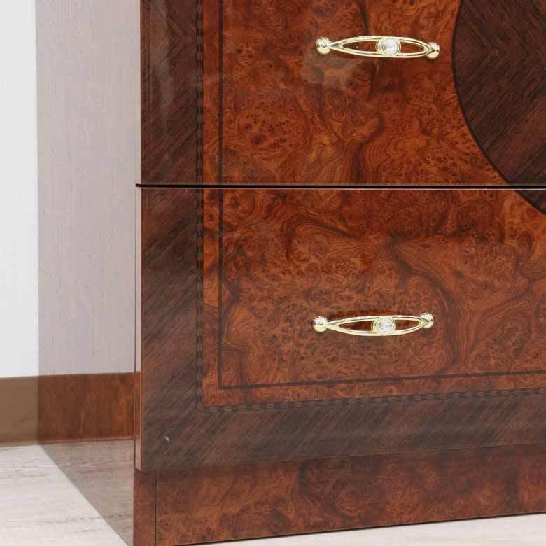 サルタレッリ フローレンス ワイドチェスト 3引出し シングル