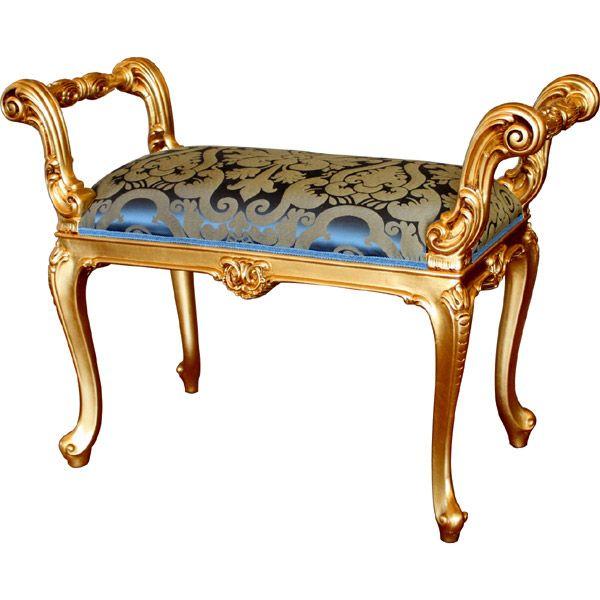 ベンチスツール SILIK シリック 猫脚 イタリア ロココ調 ベンチスツール SILIK シリック 猫脚 イタリア ロココ調