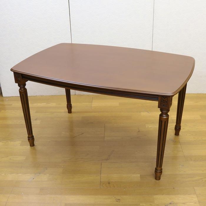 ダイニングテーブル 135cm 長方形 4人用 テーブル イタリア製 アンティーク調 315/135｜hokuo｜02