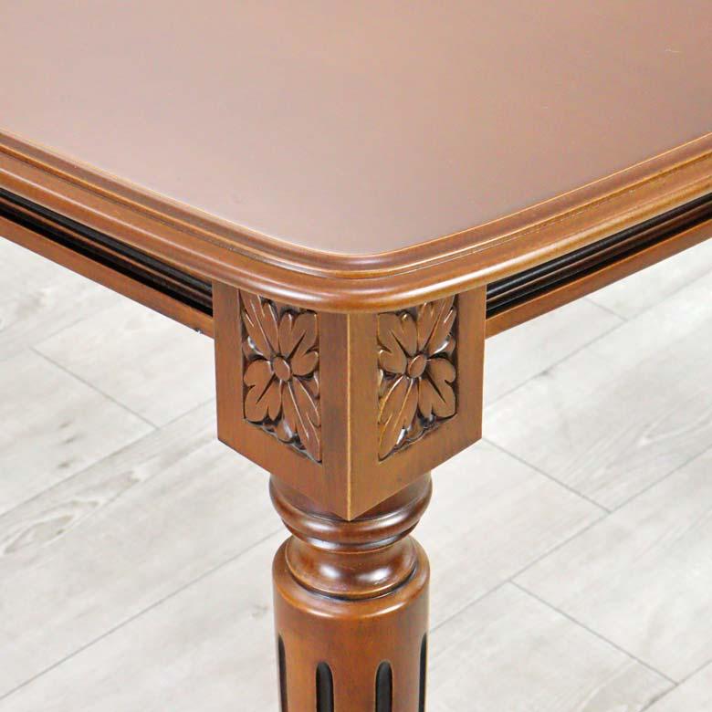 ダイニングテーブル 150cm 長方形 4人用 テーブル 机 イタリア