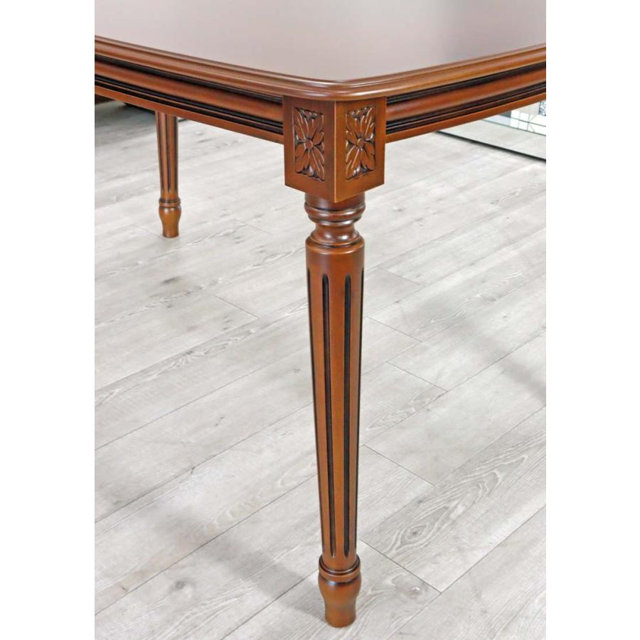 ダイニングテーブル 150cm 長方形 4人用 テーブル 机 イタリア