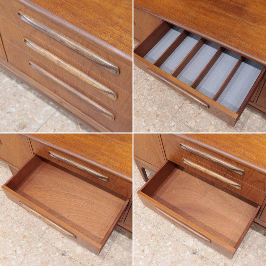 カッコいい！オシャレ・G Plan ミッドセンチュリーキャビネット 6引き出し G-PLAN（ジープラン） ミドルボード G-PLAN Fresco ヴィンテージ