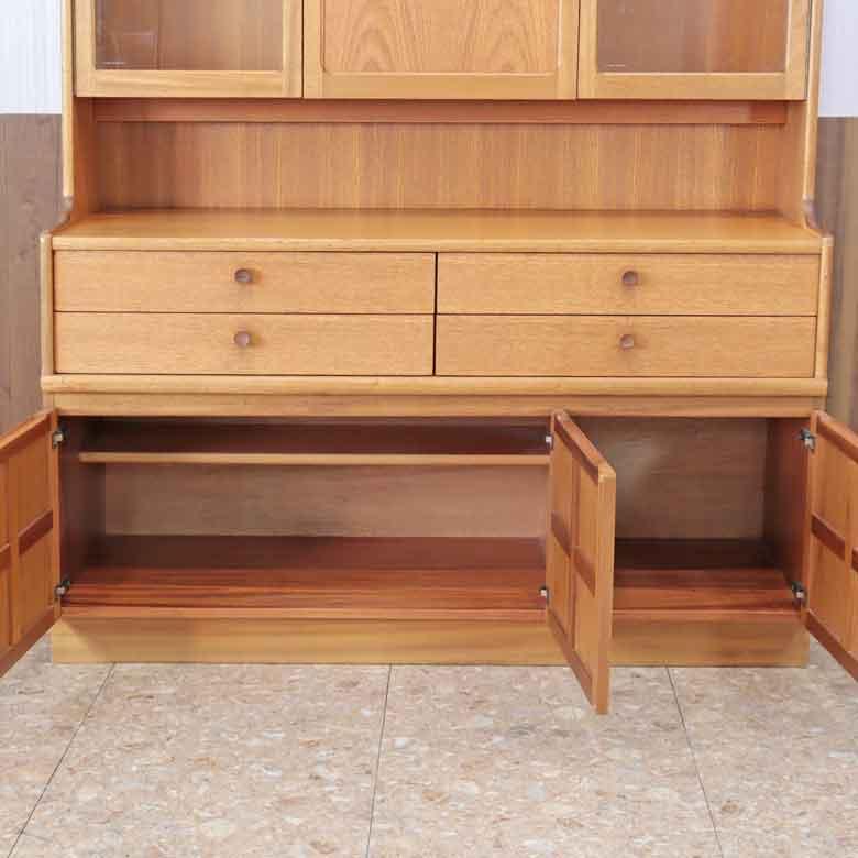イギリス カップボード ネイサン キャビネット NATHAN チーク イギリス カップボード ネイサン キャビネット チーク 分割式 NATHAN キャビネット・サイドボード