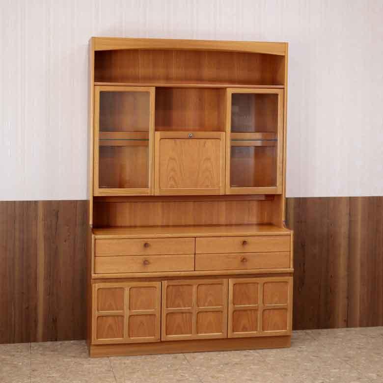 キャビネット ネイサン カップボード イギリス チーク 完成品 NATHAN 