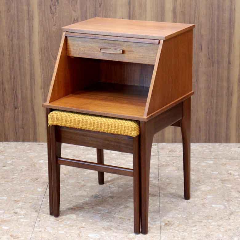 テレフォンベンチ Chippy Heath ヴィンテージ イギリス 電話台 木製