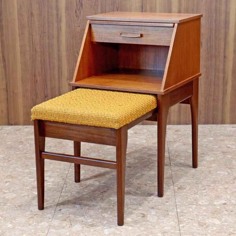 テレフォンベンチ Chippy Heath ヴィンテージ イギリス 電話台 木製