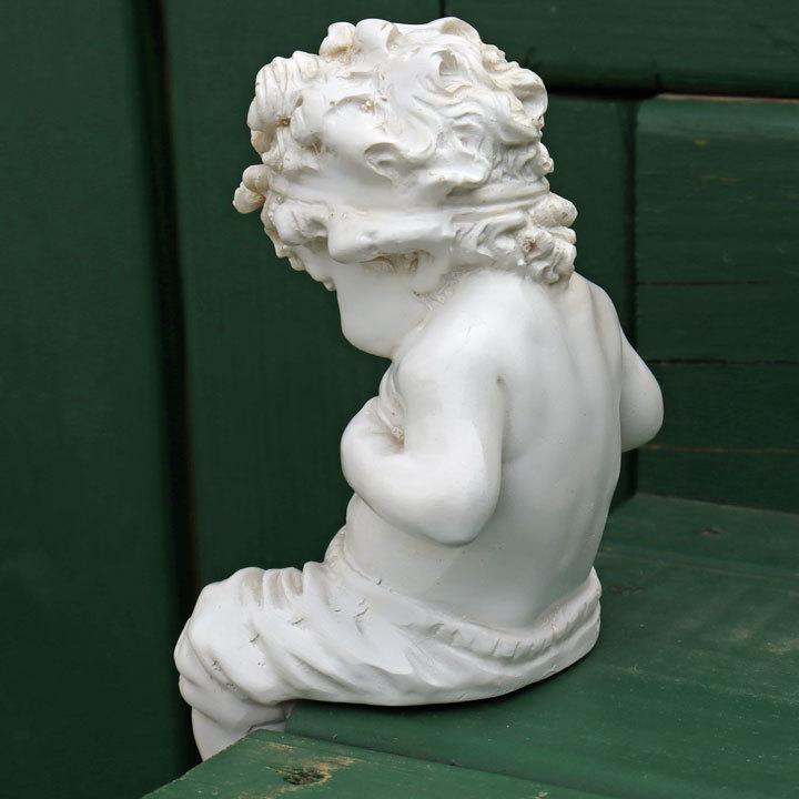 ガーデン オーナメント 置物 メタボくん セット 天使の置物 男の子