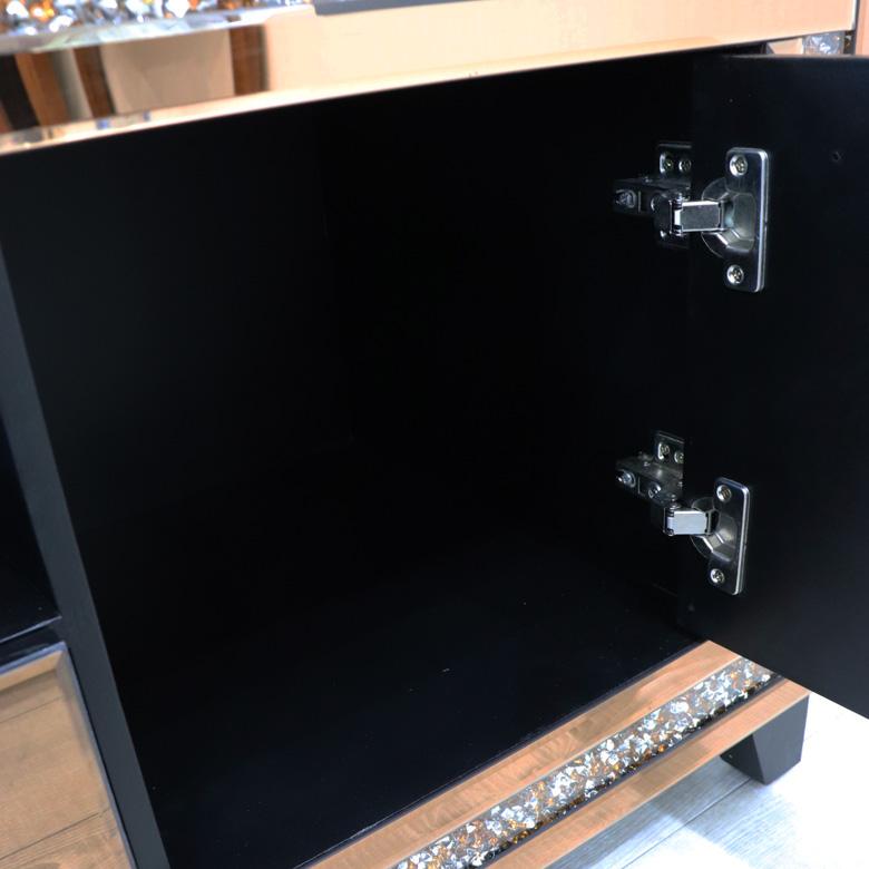 テレビ台　ゴールド　160cm ミラー家具 テレビボード 160cm ゴールド ローボード おしゃれ