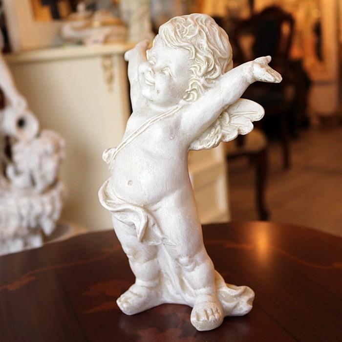 天使 置物 オーナメント アンティーク エンゼル ばんざいエンジェル