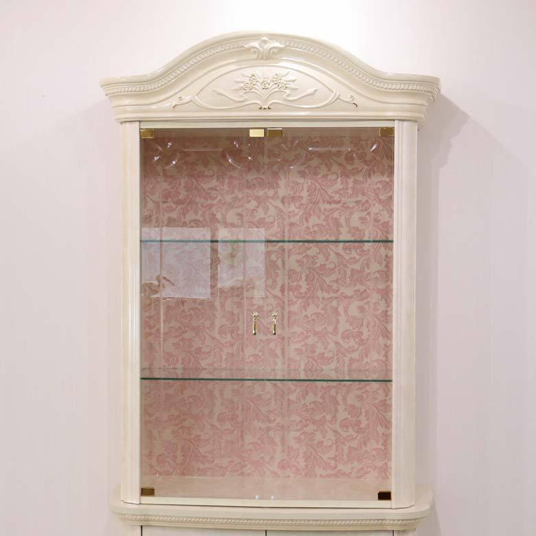 サルタレッリ アマルフィ 2ドアキャビネット アイボリー カップボード