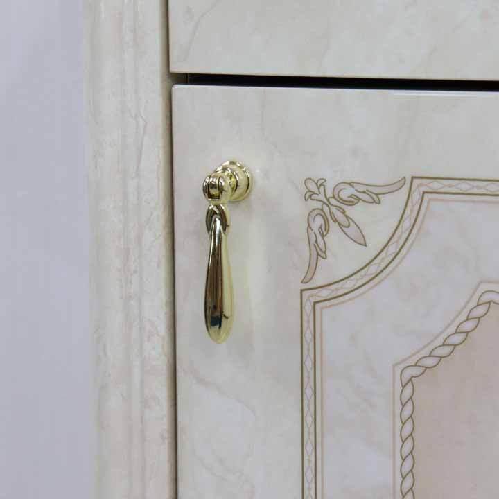 サルタレッリ アマルフィ 4段チェスト アイボリー イタリア 収納家具