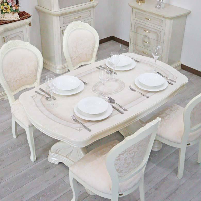 サルタレッリ アマルフィ ダイニングテーブル アイボリー165cm ホワイト家具 楽天市場】サルタレッリ アマルフィ ダイニングテーブル