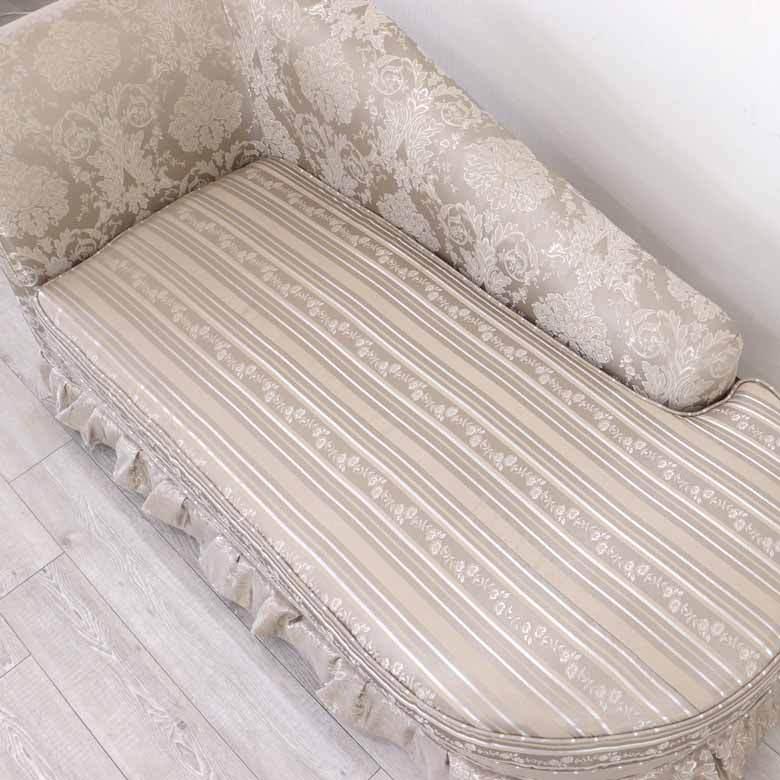 カウチソファー ベージュ デラックスソファ シェーズロングソファ